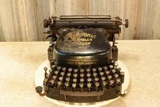 Pannónia kölcsönözhető antik írógép