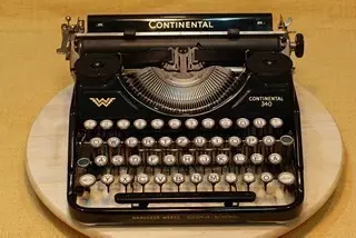 Continental 340 antik írógép