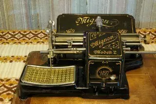 Mignon antik írógép